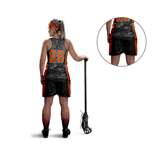 2023 nouveauté maillot de crosse réversible meilleur matériel imprimé vêtements de sport prix de gros uniforme de crosse - Product Image 5