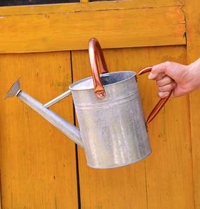 Sculpted <b>Body</b> Metal Watering Can with Antique Copper Finishing Suitable for Gifting or Personal Gardening Collection - Product Image 1