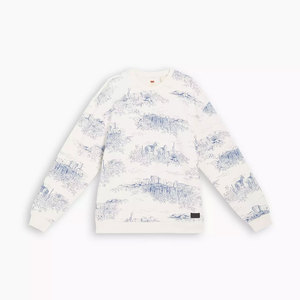 Coupe régulière hommes sweats hiver impression numérique tenue décontracté confortable manches longues polaire en gros - Product Image 4