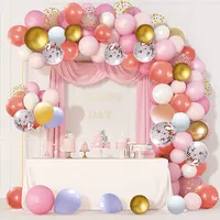 Balões redondos variados de látex, suprimentos para festas, decoração de arco para casamento, aniversário e festa