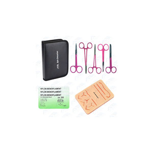 Para estudiantes de medicina, Kit de sutura de almohadilla de silicona con herramientas, cierre de heridas, entrenamiento, instrumentos médicos quirúrgicos, equipos médicos - Product Image 1