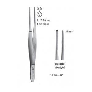 Fórceps de sujeción de pulgar dental Fórceps de sujeción de tejido Mcindoe Hecho de instrumento médico de acero inoxidable - Product Image 1