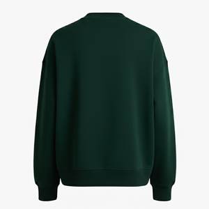Sweat-shirts en molleton pour femmes, personnalisés avec logo imprimé, doublés, verts, décontractés, chauds pour l'hiver, respirants pour l'été, écologiques, très vendus - Product Image 2