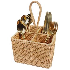 Cestas de mimbre de diseño de trabajo decorativo más vendidas para soluciones elegantes de organización y almacenamiento en el hogar - Product Image 1