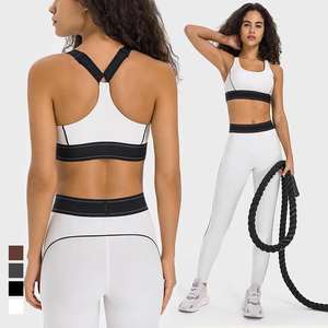 Vêtements de sport personnalisés Ensembles de fitness et yoga Vêtements pour femmes Soutien-gorge de sport Leggings de yoga pour femmes - Product Image 2