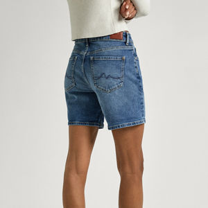 High Fashion Vintage Sexy Print Breathable Quick Dry Denim <b>Shorts</b> <b>Women</b> Pakistan-Made OEM Customizable - Product Image 3