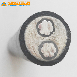 Cable de alimentación industrial NAYY 0,6/1kV Conductor de aluminio PVC aislado y revestido 2x120 2x150 2x185 Cable - Product Image 1