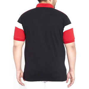 Vente en gros de polos de sport décontractés pour hommes, polos brodés en polyester spandex évacuant l'humidité pour hommes - Product Image 4