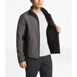 Jaket Softshell baru desain kustom tahan angin tahan air profesional diproduksi atas menuntut jaket cangkang lunak ringan