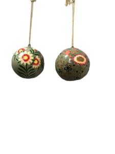 Adornos colgantes de Navidad de Cachemira hechos a mano, decoración de vacaciones única, tamaño personalizable, impresión por sublimación para festivos - Product Image 6