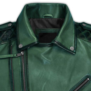 Écussons de broderie personnalisés pour hommes veste d'hiver en cuir de haute qualité prix de gros vestes de mode de haute qualité - Product Image 3