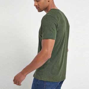 T-shirts pour hommes 100% coton de haute qualité, t-shirt pour hommes avec logo personnalisé - Product Image 2