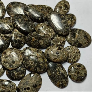 พลอยเทอร์ริตล่าอาเกตธรรมชาติทรงรีตัดเป็นรูปวงรีทรงหลวมฟรีขนาดสำหรับทำเครื่องประดับ - Product Image 5