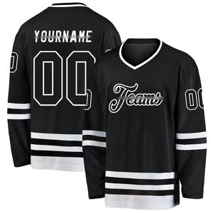 Nueva Camiseta Deportiva Vintage Personalizada con Logotipo de Jersey de Hockey sobre Hielo, Camiseta con Cuello en V, Ropa Deportiva, Camiseta para Hombre, Chándal - Product Image 2