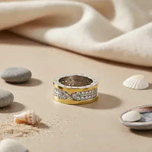 Bague en argent 925 pour femme avec zircone cubique, bijou élégant pour cadeau - Product Image 3