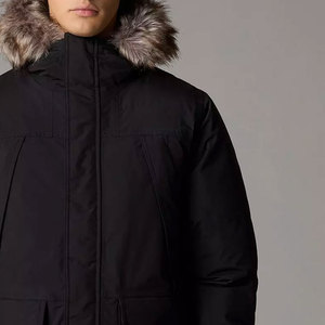 2025 invierno nuevos hombres Color sólido Parkas alta calidad hombres con capucha cálida chaqueta gruesa moda masculina Casual Parka abrigo hombres - Product Image 4