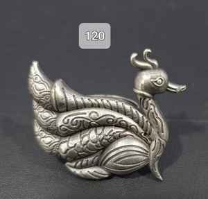 Anillo de plata alemán de estilo Pavo Real Premium, joyería elegante, artesanía para trajes tradicionales y moda llamativa - Product Image 1