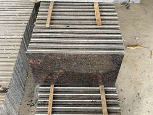 Azulejos de granito pulido marrón tostado con diseño moderno para aplicaciones de cocina y baño - Product Image 3