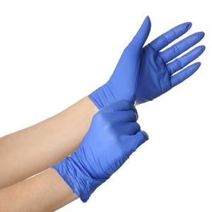Fournisseur de gros Gant jetable en caoutchouc nitrile pour examen de sécurité dentaire Gants industriels bleus en nitrile - Product Image 6