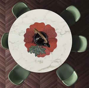 Top Quality Handcrafted Unique Design Flower Shaped Decorative Glass <b>Beads</b> <b>Placemats</b> at Very Low Budget Price - Product Image 2