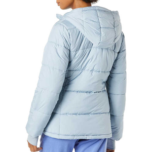 High Quality Women's Winter Coat Stand Trendy Thick Bubble Puffer Jacket Warm Nylon Lining <b>Polyester</b> <b>Filling</b> Solid Embroidery - Product Image 5