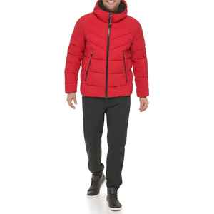 Hot New Arrival Men's Winter Puffer Jacket Cozy Algodón Poliéster Bomber Impermeable y Hecho en Pakistán Producto más vendido - Product Image 5