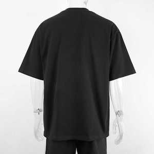 Quá Khổ Nặng Người Đàn Ông Của 100% Bông T Áo Sơ Mi 280gsm-320gsm Drop Shoulder Thời Trang TEE Dài Chiều Dài Nhanh Tùy Chỉnh OEM Có Sẵn - Product Image 1