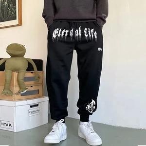 100% algodón nuevo 3D impreso pantalones de chándal personalizado elegante transpirable pantalones de hombre de alta calidad Quik-Dry pantalón de hombre - Product Image 4