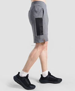 Pantalones Cortos Deportivos para Hombre, Corte Ajustado, 100% Algodón, Tela Oxford, Cintura Media, Secado Rápido, Transpirables, Resistentes al Viento, con Cordón Ajustable - Product Image 3