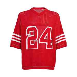 Maillot de football américain maillot sublimé avec tissu évacuant l'humidité respirant durable coutures renforcées design confortable - Product Image 1