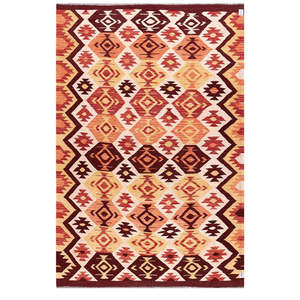 Alfombra Kilim de Maimana, Afganistán, 290 x 195 cm, Juego de Alfombras - Product Image 1