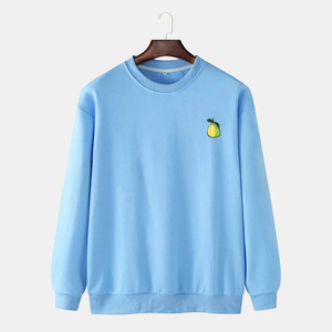 New Design Women's Plus Size 100% Cotton Korean Crew <b>Sweatshirt</b> High Sport Hoodies Long Sleeves Sustainable Breathable - Product Image 2