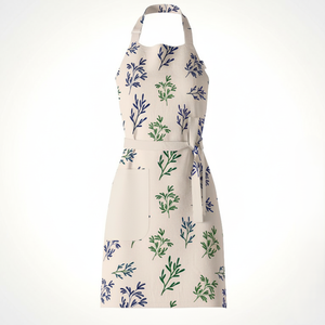 Delantal elegante de algodón con bolsillo perfecto para cocinar y hornear cuello ajustable reutilizable y lavable a máquina - Product Image 2