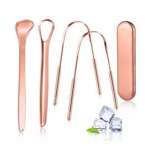 Meilleures ventes, grattoir à langue en acier inoxydable de qualité supérieure, dessus en plastique, réutilisable, design durable, écologique, couleurs personnalisées - Product Image 6