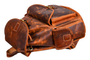 Vente exclusive de sacs à dos en cuir véritable élégants à usage extérieur disponibles à prix réduit - Product Image 5