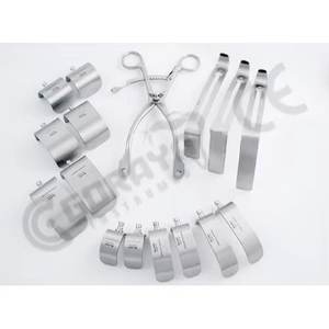 VENTA CALIENTE GORAYA GERMAN Mod Kolbel Retractor Set, con 3 cuchillas medias + 12 cuchillas Kolbel CE ISO APROBADO - Product Image 1