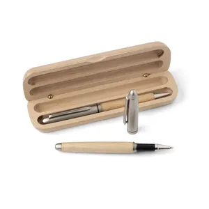 Set Regalo Aziendale Elegante Personalizzato in Legno Oliviero - Product Image 1