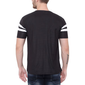 Camiseta Casual de Algodón para Hombre al por Mayor, Tejida, con Logotipo Personalizado, Manga Corta, Talla Grande, Diseño Sólido para Ropa de Trabajo - Product Image 3