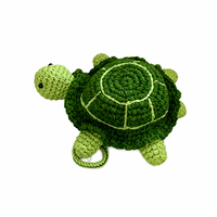 Sac bandoulière mignon en crochet tortue, sac à main en fil tricoté dessin animé