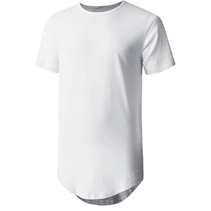 Camisetas grandes y altas para hombres Camisetas extra largas Tops Diseño de camisa de palangre - Product Image 5