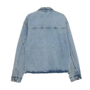 Veste en jean pour homme avec tarif personnalisé, légère et décontractée, respirante et confortable, veste en jean pour hommes, vêtements d'extérieur, tenues de fête - Product Image 3