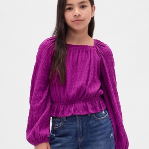 Hauts fantaisie pour filles de qualité supérieure, mélange de coton doux, vêtements de fête élégants, vêtements pour enfants confortables et tendance - Product Image 1