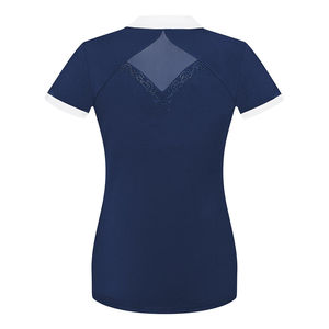 Couches de base équestres faites en usine chemise de spectacle d'équitation hauts femmes vêtements équestres chemises Jodhpur et culottes - Product Image 3