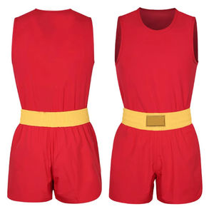 Gilet de boxe en 100% polyester de conception personnalisée de la plus haute qualité et kit court uniforme de boxe confortable à bas prix prix de gros - Product Image 6