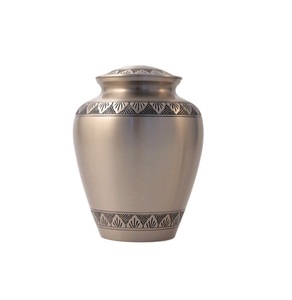 Urnes de crémation en aluminium avec des motifs imprimés complexes pour un hommage intemporel et digne à un être cher - Product Image 1