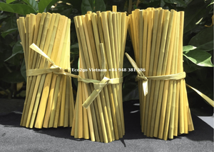 Pajitas de hierba desechables Eco2go de Vietnam, certificadas, en bolsas para uso doméstico y en fiestas, hechas a mano en Vietnam - Product Image 4