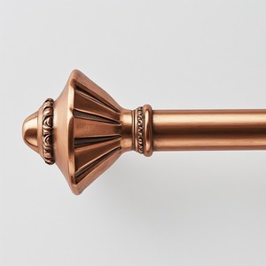 Royal Beam Poste de cortina de aluminio simple Textura metálica Lisa Función deslizante Color personalizable Elegancia refinada - Product Image 1