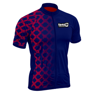 Maillot de cyclisme personnalisé unisexe B2B à manches courtes, fermeture éclair intégrale, respirant, coupe-vent, polyester et élasthanne, impression par sublimation, OEM ODM 2026 - Product Image 4