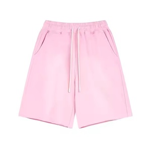 Pantalones Cortos Unisex 2025, 100% Algodón, Secado Rápido, Transpirables, Ecológicos, Teñido Liso, Ajuste Cómodo, para Correr, Deportes, Verano, Uso Casual - Product Image 1