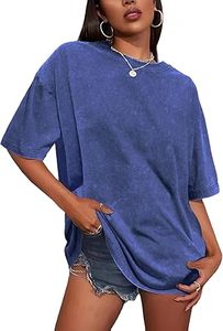 Personalizado de gran tamaño Vintage pesado transpirable lavado ácido gota hombro camisetas para mujeres 220 gramos largo sol desteñido cuello redondo Casual - Product Image 2